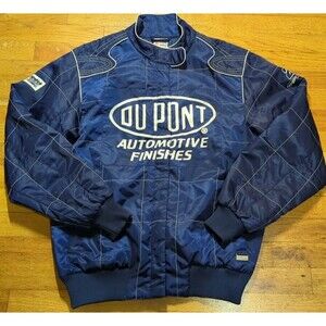 Vintage 90s Chase Authentics Jeff Gordon Dupont #24 NASCAR Jacket Women's Sz L